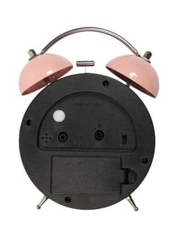 Часы-будильник детские настольные «Квигли», с подсветкой, плавный ход, 16×11 см, розовый