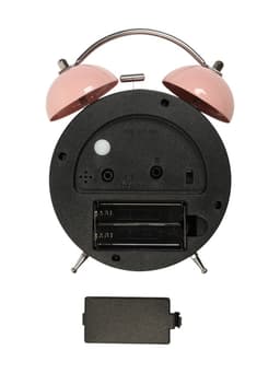 Часы-будильник детские настольные «Квигли», с подсветкой, плавный ход, 16×11 см, розовый