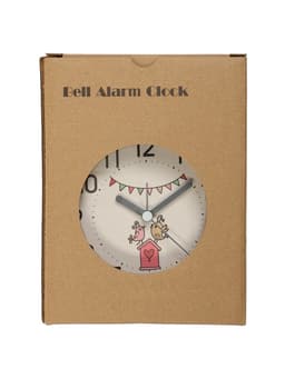 Часы-будильник детские настольные «Квигли», с подсветкой, плавный ход, 16×11 см, розовый