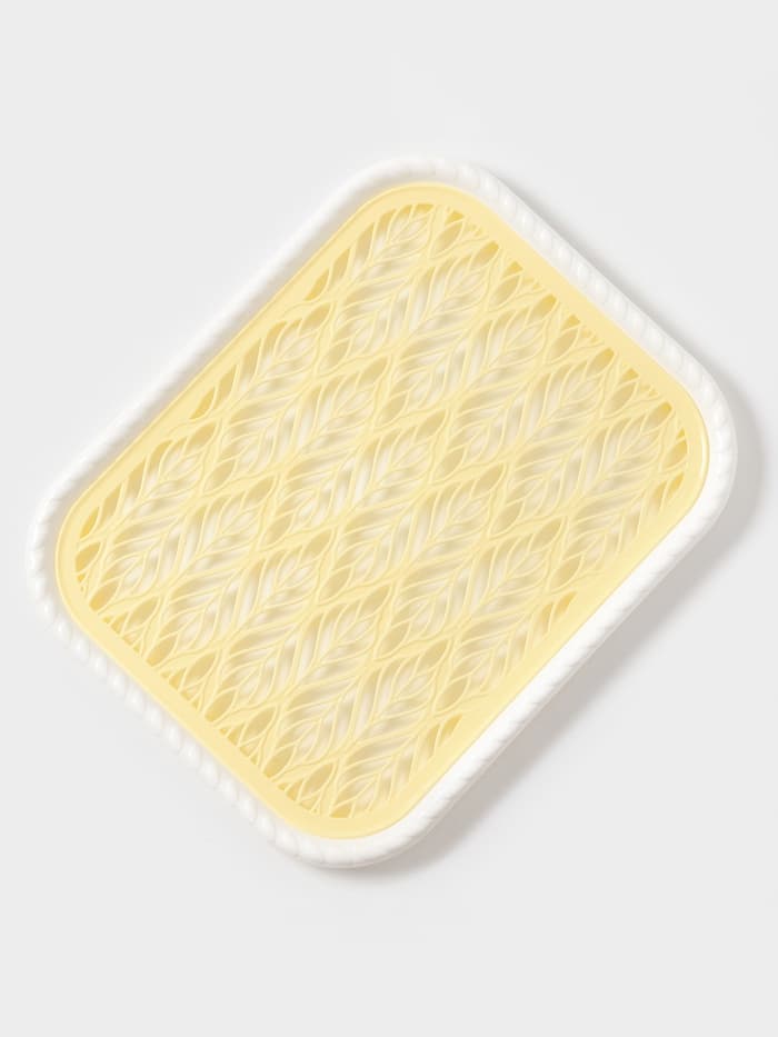 Поднос с вкладышем для сушки посуды Альт-Пласт «Колос», пластик, 45.5×36 см, МИКС