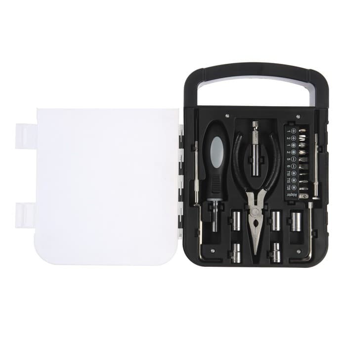 Набор инструментов ТУНДРА, пластиковый кейс, 22 предмета