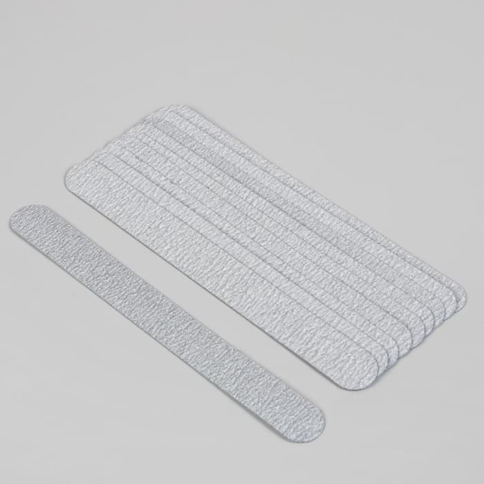 Сменные файлы для пилки, прямые, 15 см, 180 грит, 10 шт., серые