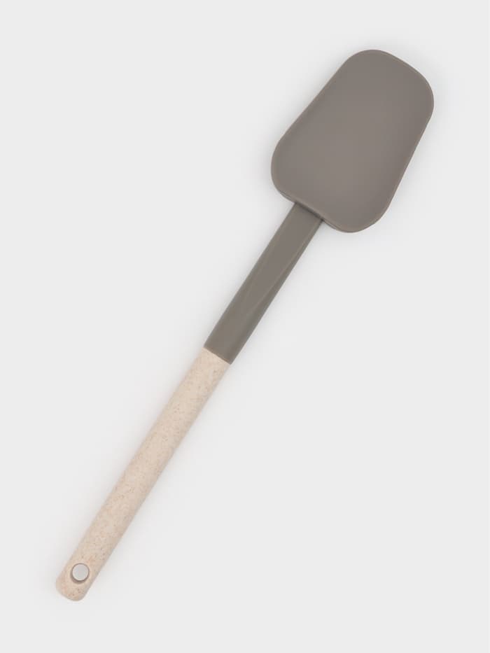 Лопатка Доляна «Стоун», силикон, 30×6.5 см, серая