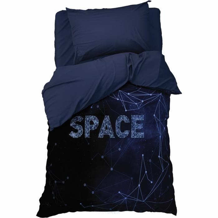 Постельное бельё 1.5-спальное «Этель» Space, поплин
