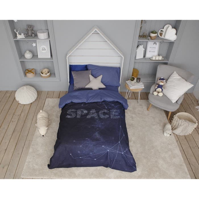 Постельное бельё 1.5-спальное «Этель» Space, поплин