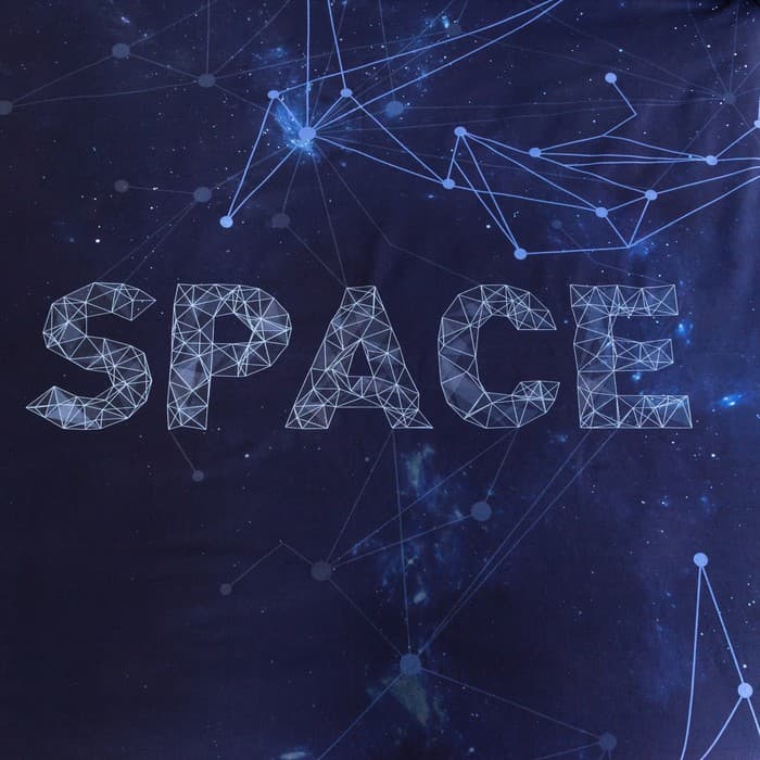 Постельное бельё 1.5-спальное «Этель» Space, поплин