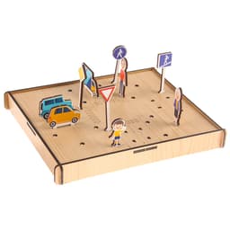 Головоломка Лесная мастерская «Дорожные знаки. Изучаем ПДД»