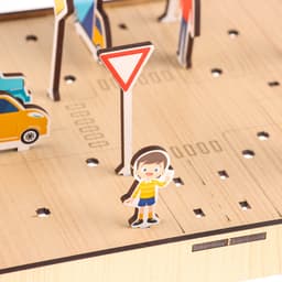 Головоломка Лесная мастерская «Дорожные знаки. Изучаем ПДД»