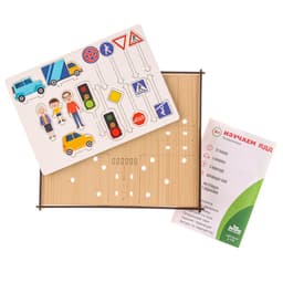 Головоломка Лесная мастерская «Дорожные знаки. Изучаем ПДД»