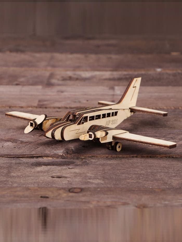 Конструктор сборный 3D модель «Самолёт. CESSNA»