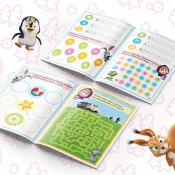 Книги «Напиши и сотри», набор 3 шт. по 12 стр., А5, 3 маркера, Маша и Медведь