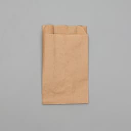 Пакет бумажный фасовочный, крафт, V - образное дно, 17.5×10×5 см