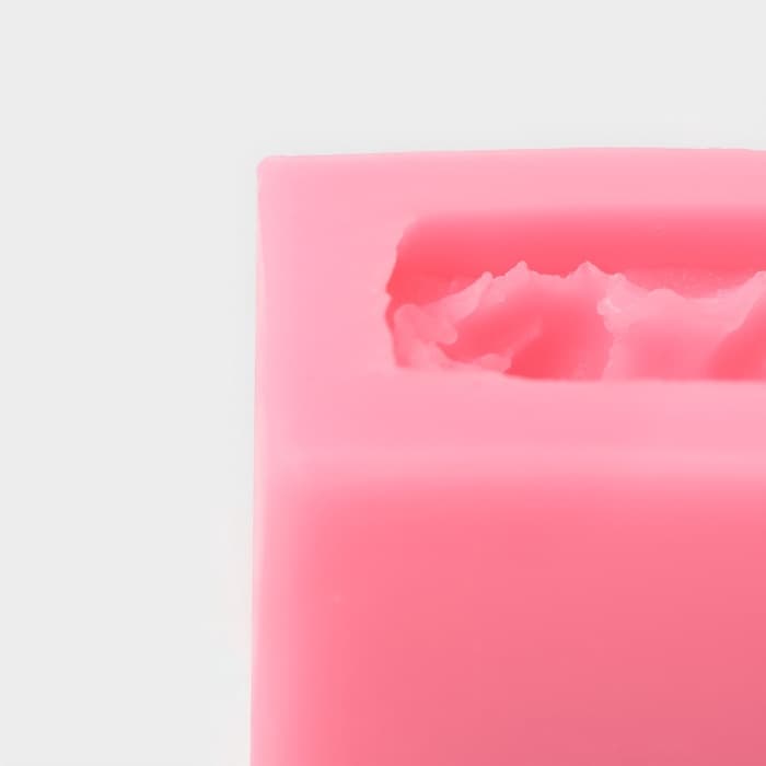 Молд для заливки 3D Доляна «Сонный ребёнок», силикон, 9×6 см, розовый