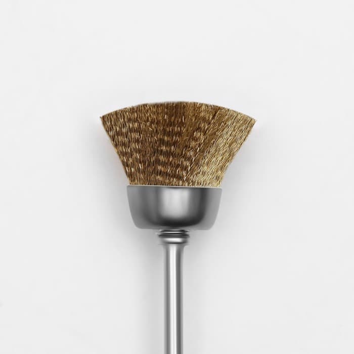 Щётка - браш для чистки фрез, медная, QF