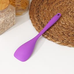 Лопатка Доляна «Рэми», 28.7×5.8 см, силикон, серый