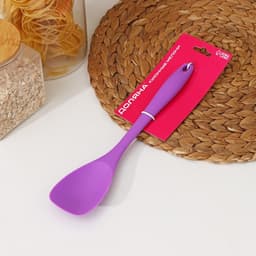 Лопатка Доляна «Рэми», 28.7×5.8 см, силикон, серый