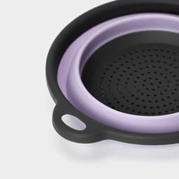 Дуршлаг складной Доляна «Волна», d=20 см, сиреневый