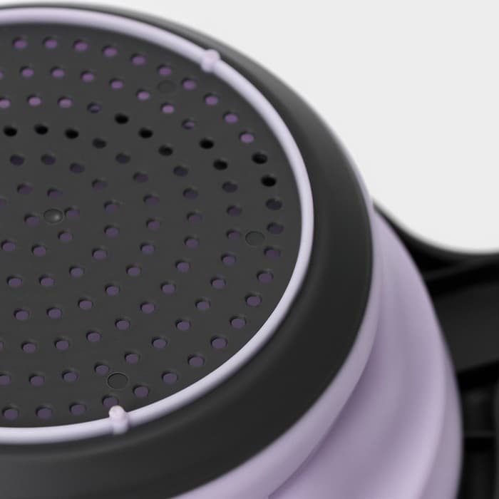 Дуршлаг складной Доляна «Волна», d=20 см, сиреневый