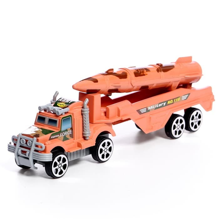 Грузовик инерционный «Ракетница», цвет МИКС