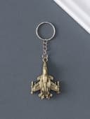 Металлический брелок для ключей на кольце «Самолет»,