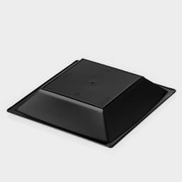 Тарелка одноразовая для фуршета, 17.2 см, пластик, квадратная, глубокая, МИКС