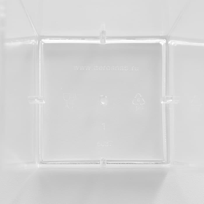Форма одноразовая для фуршета «Квадрат», 60 мл, пластик, прозрачная
