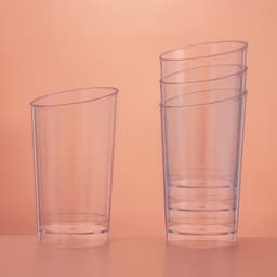 Стакан одноразовый для фуршета «Конический экстра», 150 мл, пластик, прозрачный