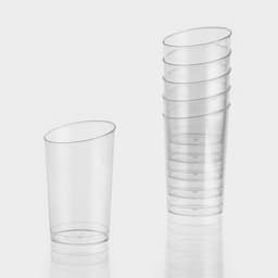 Стакан одноразовый для фуршета «Конический экстра», 150 мл, пластик, прозрачный