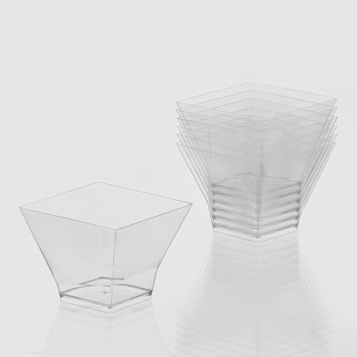 Форма одноразовая для фуршета «Пагода», 120 мл, пластик, прозрачная