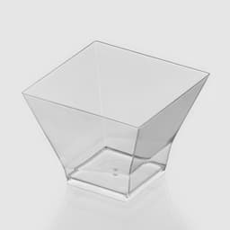 Форма одноразовая для фуршета «Пагода», 120 мл, пластик, прозрачная