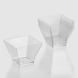 Форма одноразовая для фуршета, чашка «Средняя пагода», 200 мл, пластик, прозрачная