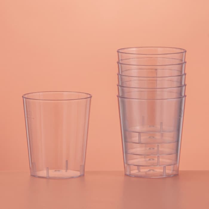 Стопка одноразовая для фуршета «Кристалл», 20 мл, пластик, прозрачная