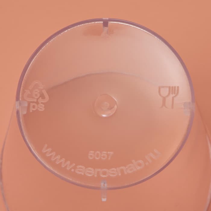 Стопка одноразовая для фуршета «Кристалл», 20 мл, пластик, прозрачная