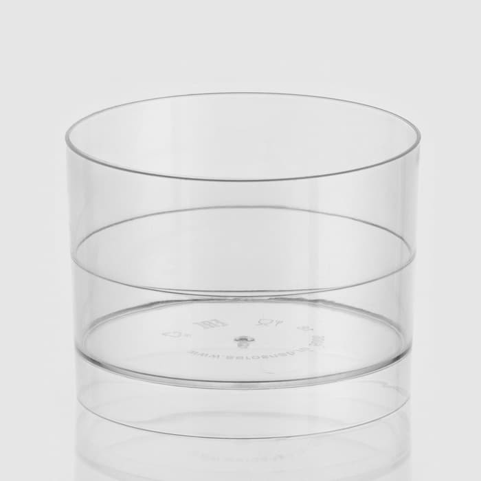 Форма одноразовая для фуршета «Ноль», 60 мл, пластик, прозрачная