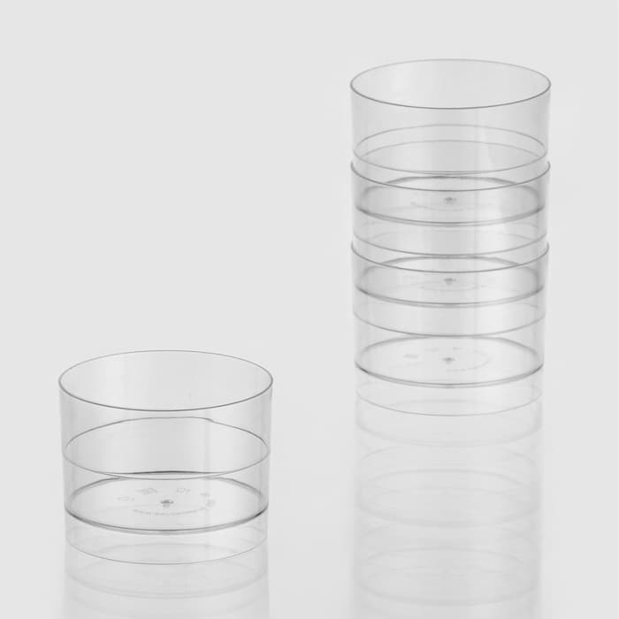 Форма одноразовая для фуршета «Ноль», 60 мл, пластик, прозрачная