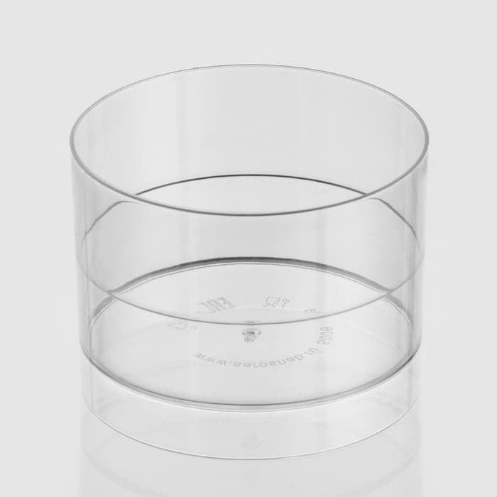 Форма одноразовая для фуршета «Ноль», 60 мл, пластик, прозрачная