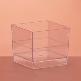 Форма одноразовая для фуршета «Куб», 60 мл, пластик, прозрачная