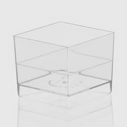 Форма одноразовая для фуршета «Куб», 60 мл, пластик, прозрачная