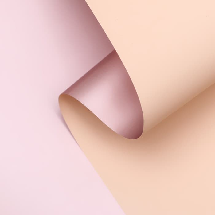 Пленка матовая для цветов, двухсторонняя, «Зефир», бежево - бронзовая, 57 см × 5 м