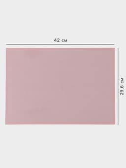 Коврик для выпечки армированный Доляна «Амато», силикон, 42×29.6 см, розовый