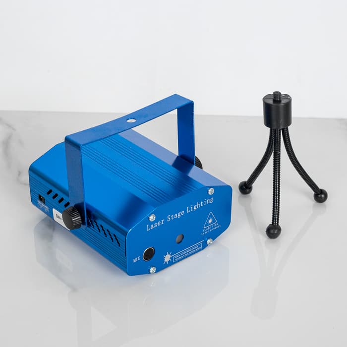 Световой прибор «Точки» 5 см, лазер, свечение красное/зелёное, 3 В