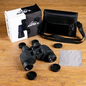 Бинокль «Полевой» Мастер К, 7-15×35, регулируемый зум, с чехлом, чёрный