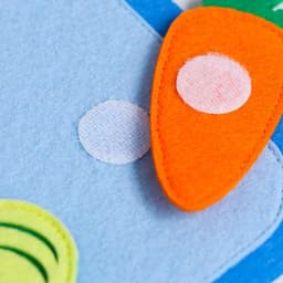 Развивающая игра из фетра «Кастрюля с овощами»