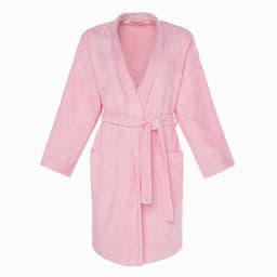 Халат махровый женский «Экономь и Я», размер 42-44, 100% хлопок, 320 г/м², нежно-розовый