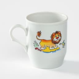 Набор посуды фарфоровой «Зоопарк», 3 предмета: тарелка d=20 см, салатник d=19.8 см, кружка 200 мл