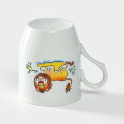 Набор посуды фарфоровой «Зоопарк», 3 предмета: тарелка d=20 см, салатник d=19.8 см, кружка 200 мл