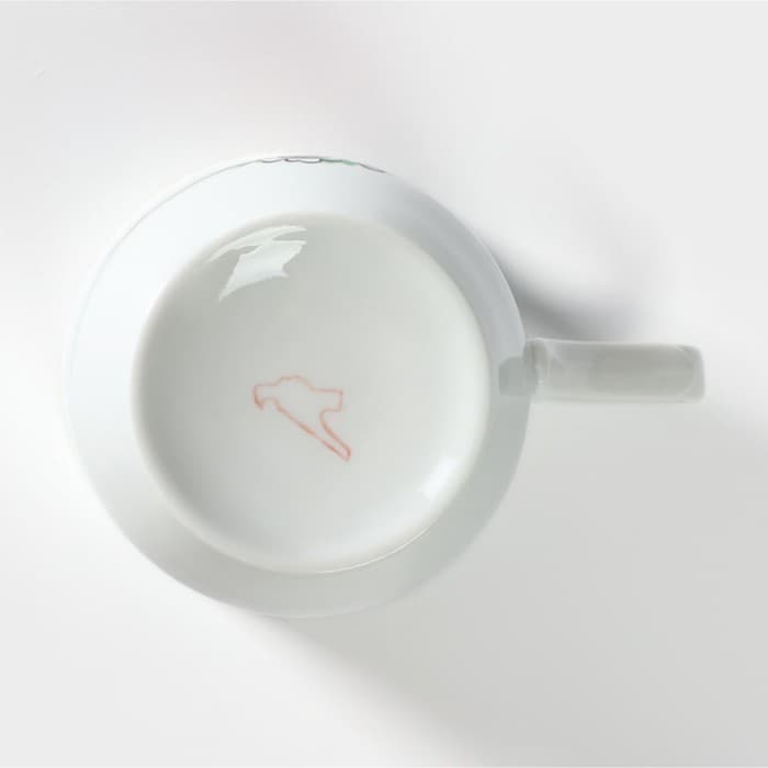 Набор посуды фарфоровой «Зоопарк», 3 предмета: тарелка d=20 см, салатник d=19.8 см, кружка 200 мл