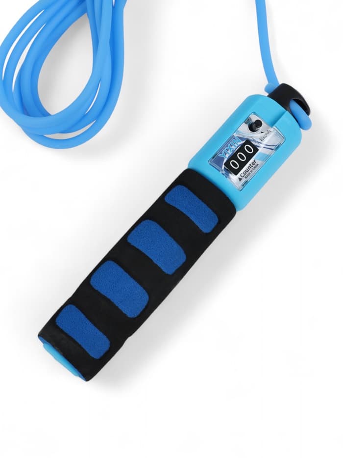 Скакалка спортивная ONLYTOP, 2.8 м, регулируемая, со счётчиком, МИКС