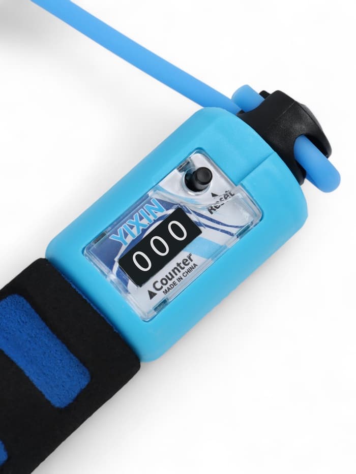 Скакалка спортивная ONLYTOP, 2.8 м, регулируемая, со счётчиком, МИКС