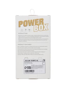 Внешний аккумулятор Luazon PB-05, 6000 мАч, 3хUSB, 2 А, дисплей, фонарик, белый